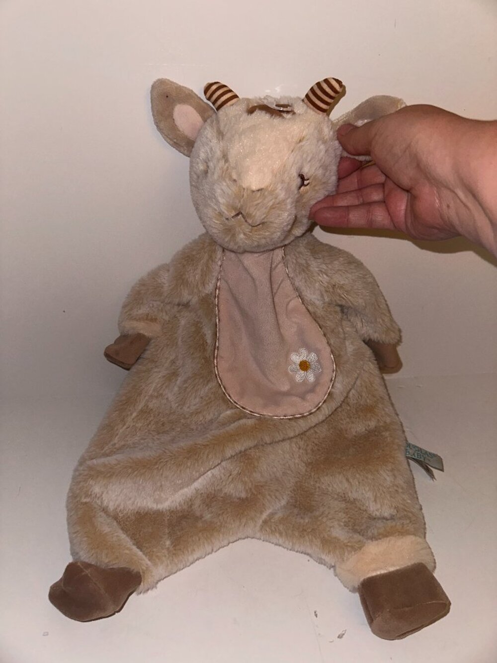 NWOT Douglas Baby Daisy Goat Soft Lovey Schlumpie Security Blanket Plush Toy